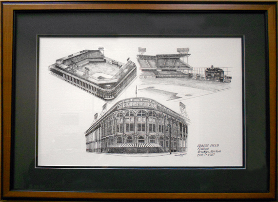 Crosley Field Illustration by the Graphic Edge