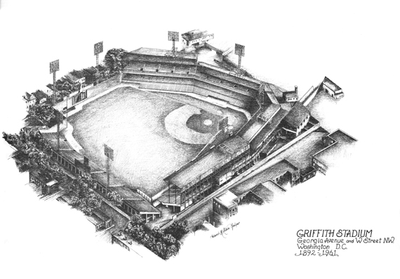 Griffith Stadium Illustration by the Graphic Edge