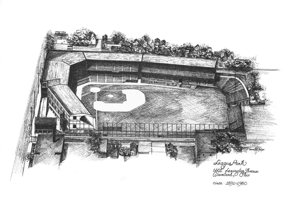 League Park Illustration by the Graphic Edge