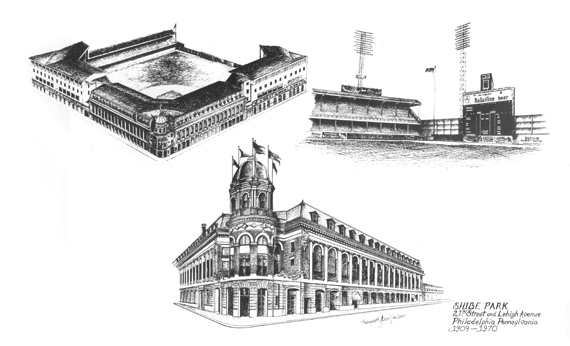 Shibe Park Illustration by the Graphic Edge